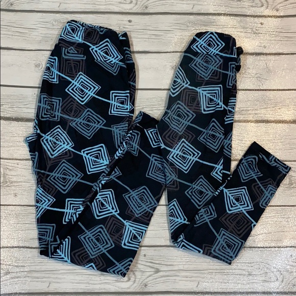 LuLaRoe geometric print leggings set - Picture 1 of 3